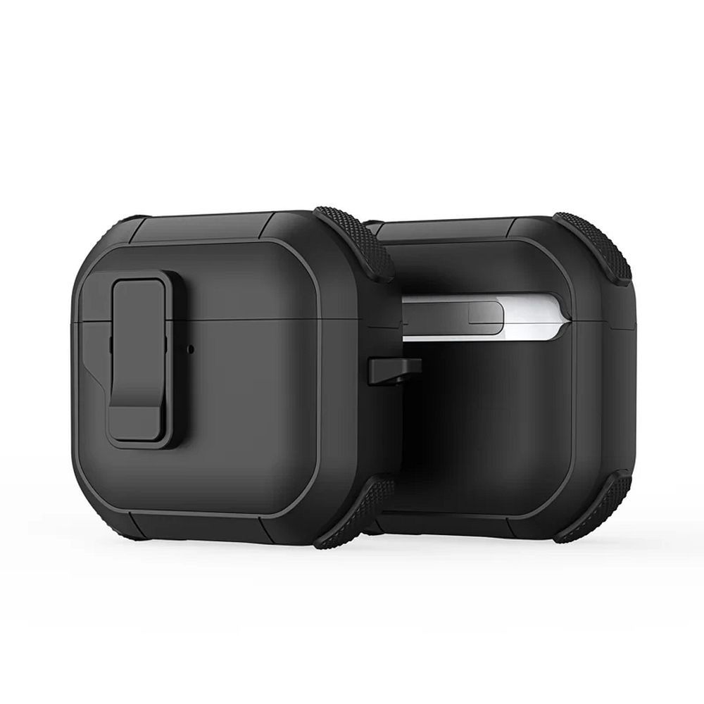 Apple AirPods 4 Dux Ducis Pepc tok (Fekete)