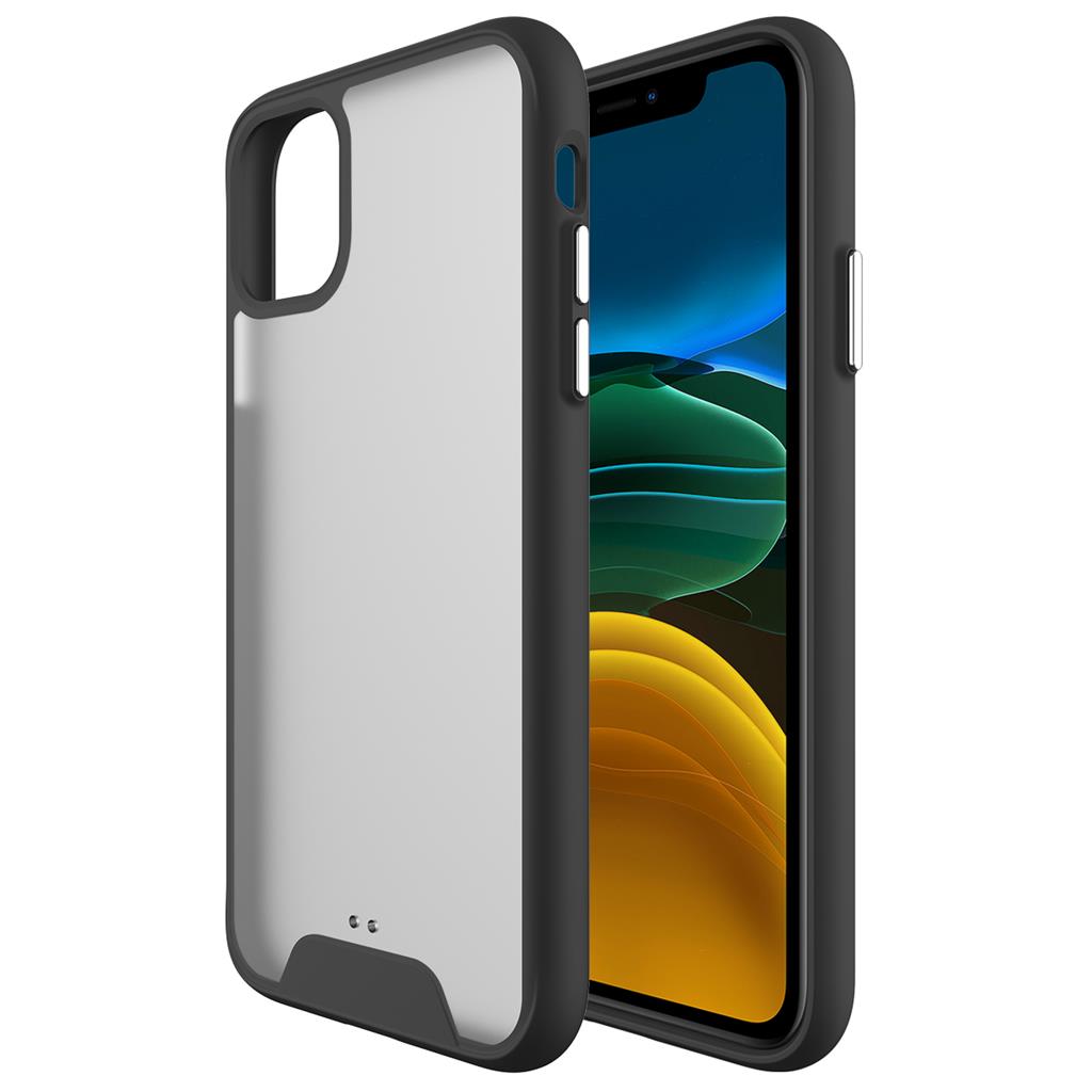 Apple iPhone 11 TOKO Silk hátlap tok (Fekete)