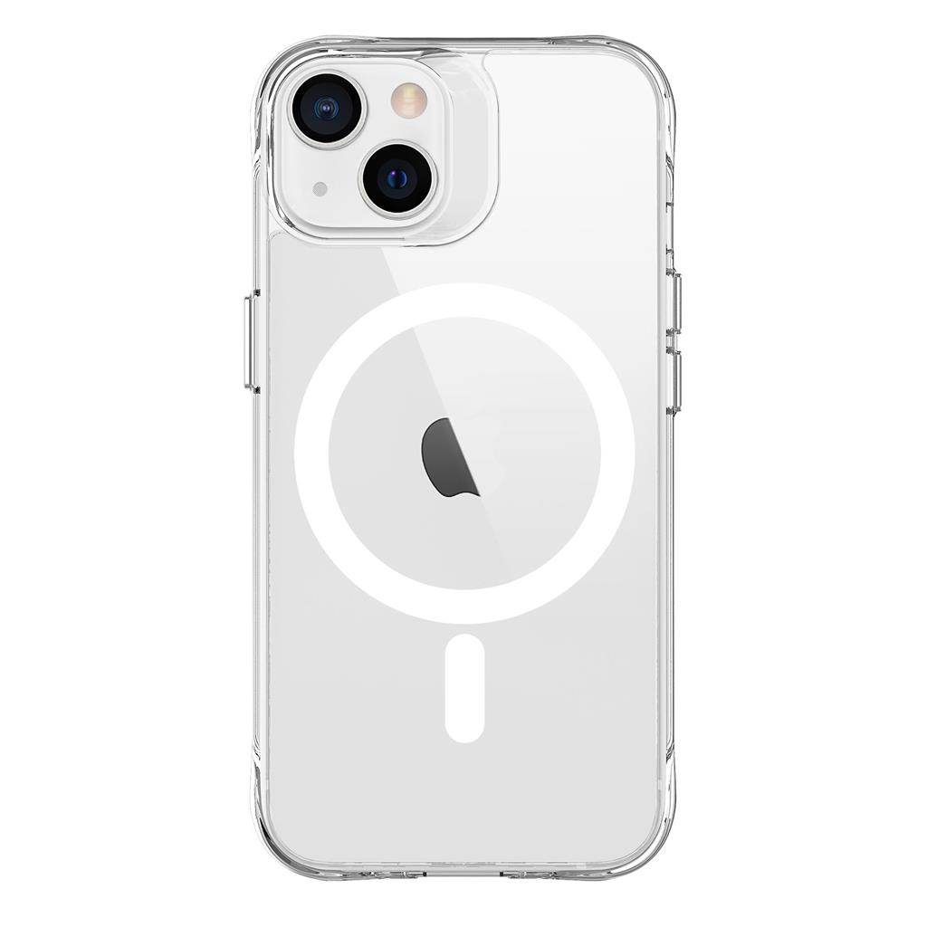 Apple iPhone 14 / iPhone 13 TOKO Pure MagSafe hátlap tok (Átlátszó)