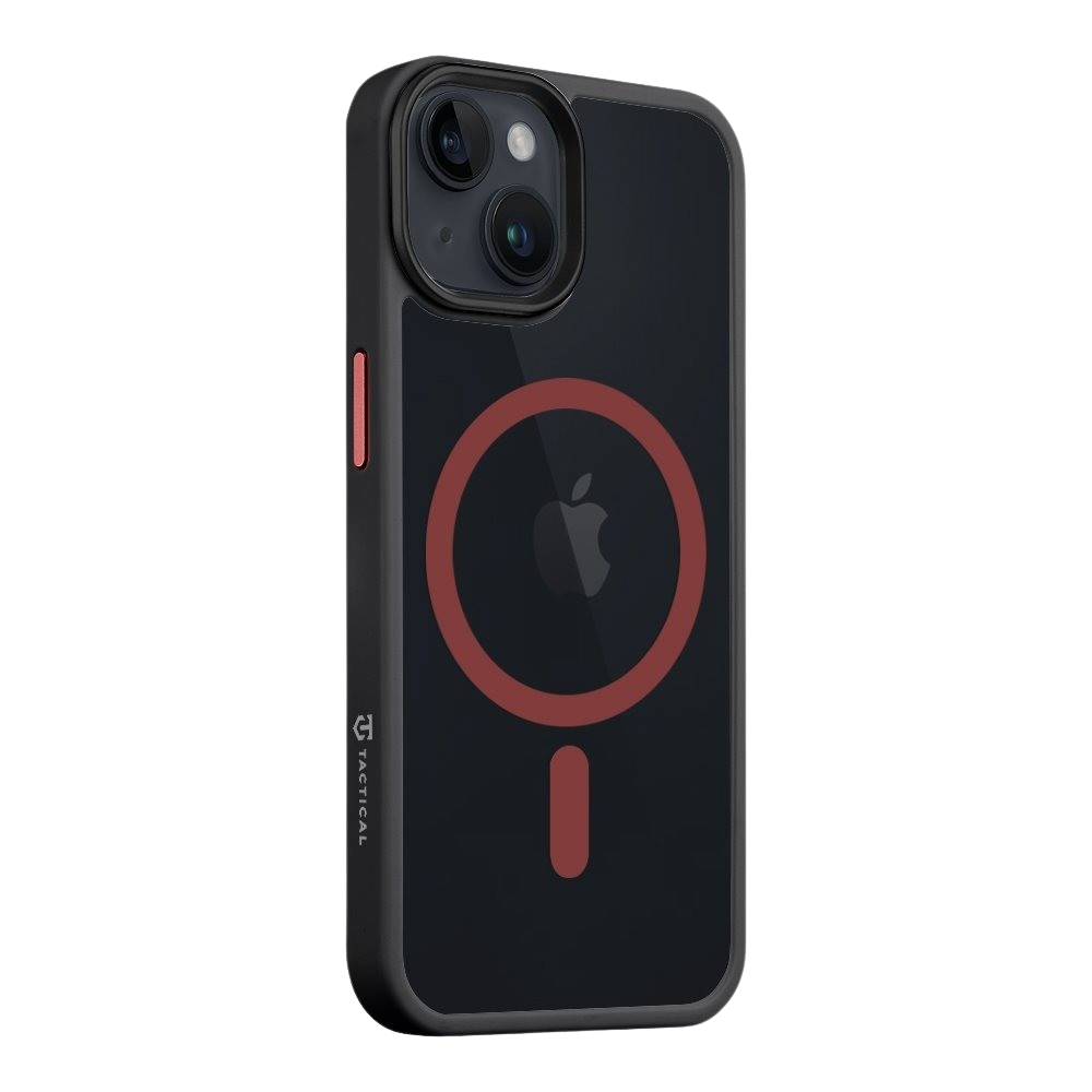 Apple iPhone 14 Tactical MagForce Hyperstealth 2.0 hátlap tok (Fekete - Piros)