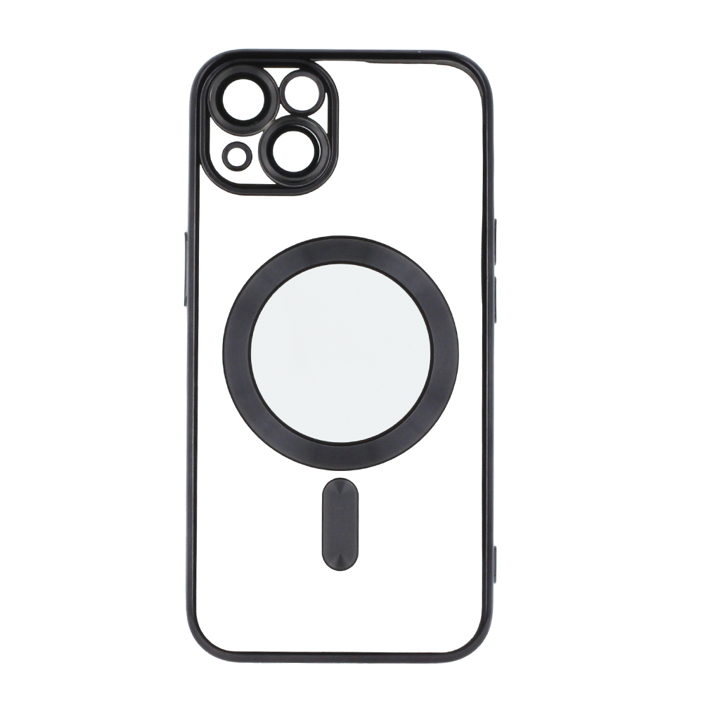Apple iPhone 15 Color Chrome Mag hátlap tok (Fekete)