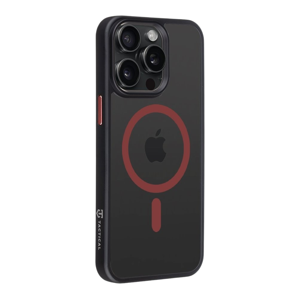 Apple iPhone 15 Pro Max Tactical MagForce Hyperstealth 2.0 hátlap tok (Fekete - Piros)