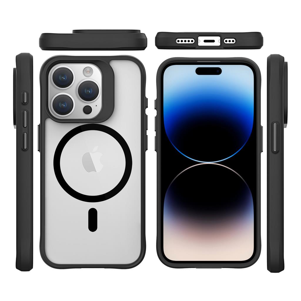Apple iPhone 15 Pro Max TOKO Combat X Mode magsafe hátlap tok (Fekete)