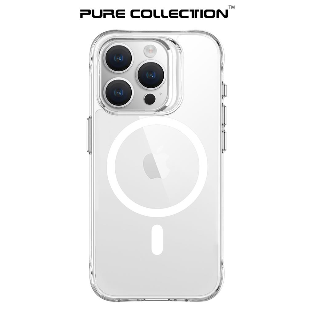 Apple iPhone 15 Pro TOKO Pure MagSafe hátlap tok (Átlátszó)