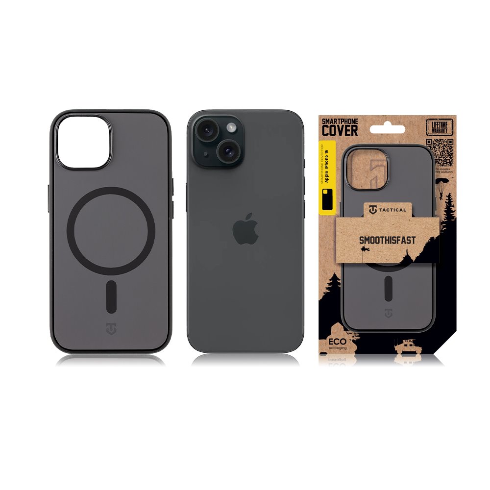 Apple iPhone 15 Tactical MagForce Smooth Is Fast tok (Szürke)