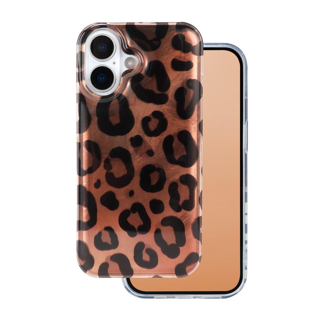 Apple iPhone 16 Animal Print hátlap tok (Párduc)
