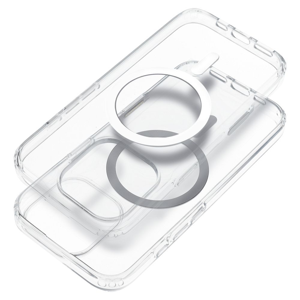 Apple iPhone 16 Pro Max 2 mm vékony szilikon MagSafe hátlap tok (Átlátszó)