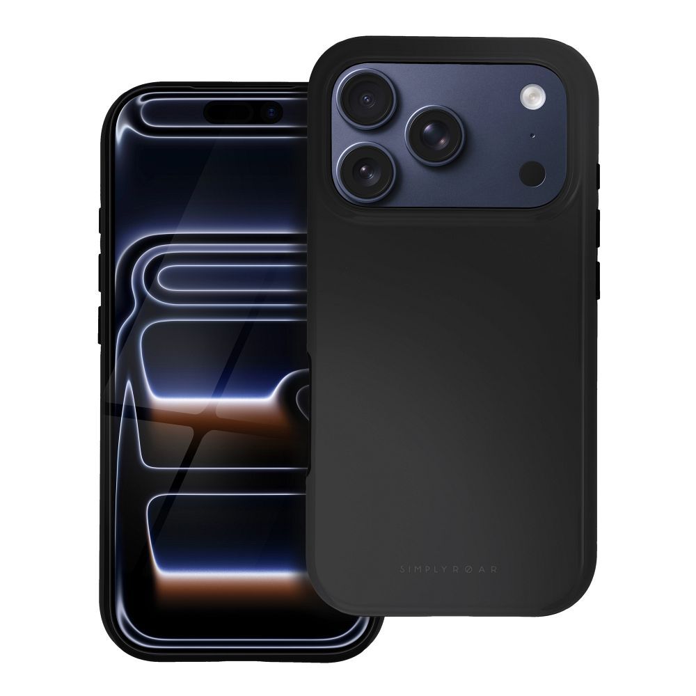 Apple iPhone 16 Pro Max Roar Rainbow bumper hátlap tok (Fekete)