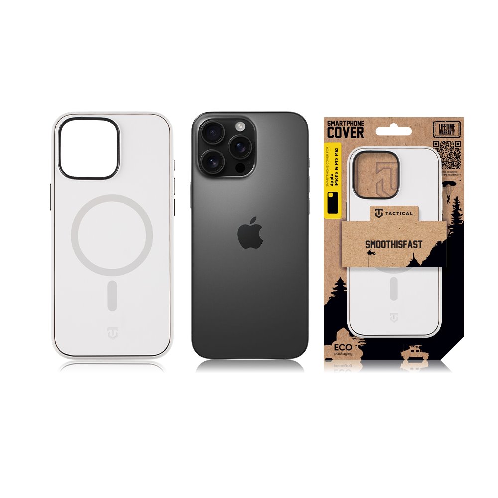 Apple iPhone 16 Pro Max Tactical MagForce Smooth Is Fast tok (Fehér)