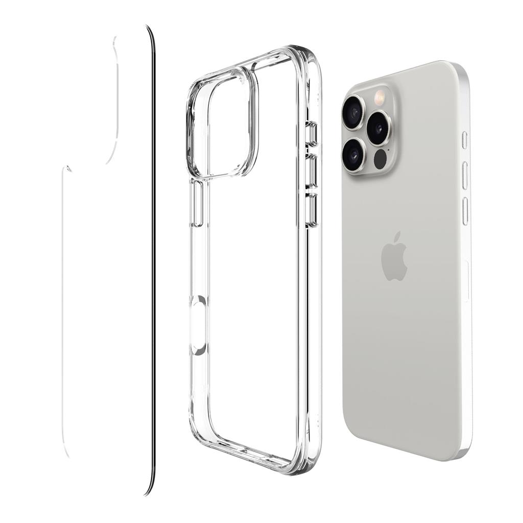 Apple iPhone 16 Pro Max TOKO Pure hátlap tok (Átlátszó)