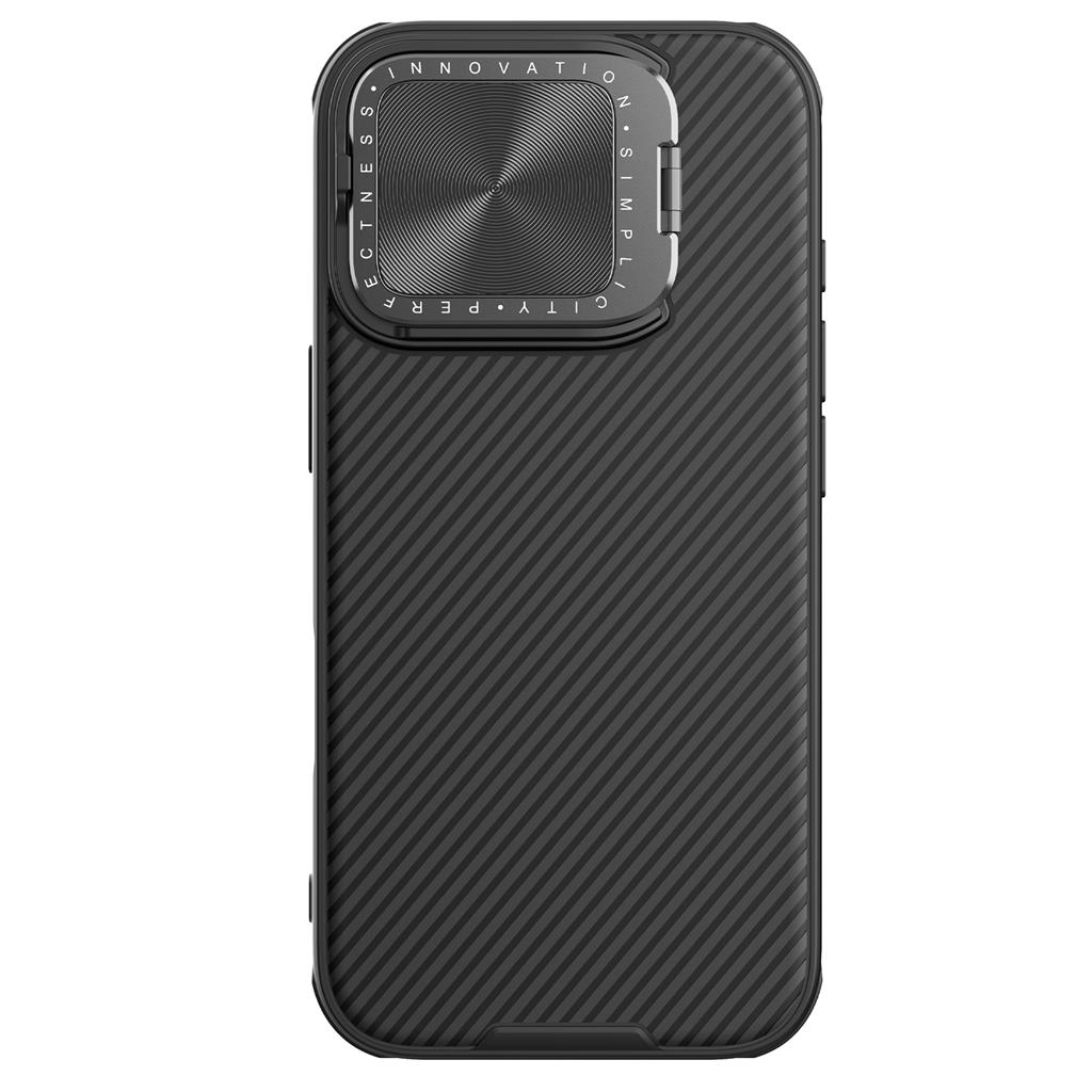 Apple iPhone 16 Pro Nillkin Camshield Prop hátlap tok (Fekete)