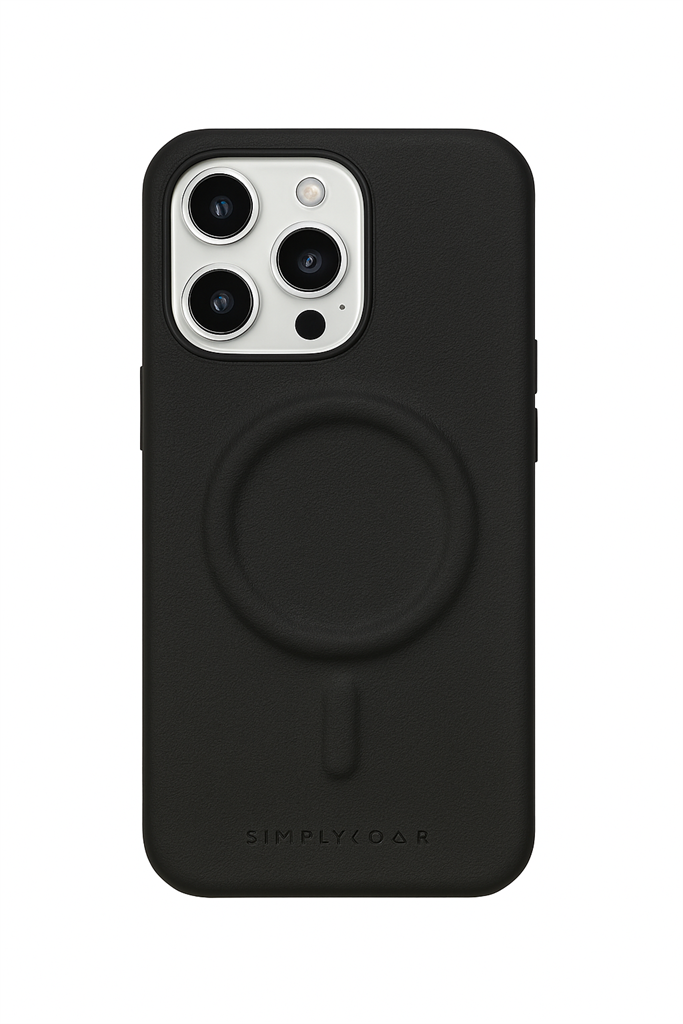 Apple iPhone 16 ROAR Modern Mag Leather MagSafe hátlap tok (Fekete)