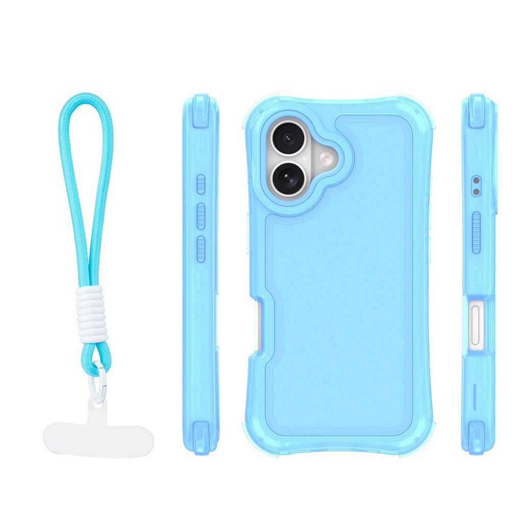 Apple iPhone 16 SafePop hátlap tok (Kék)