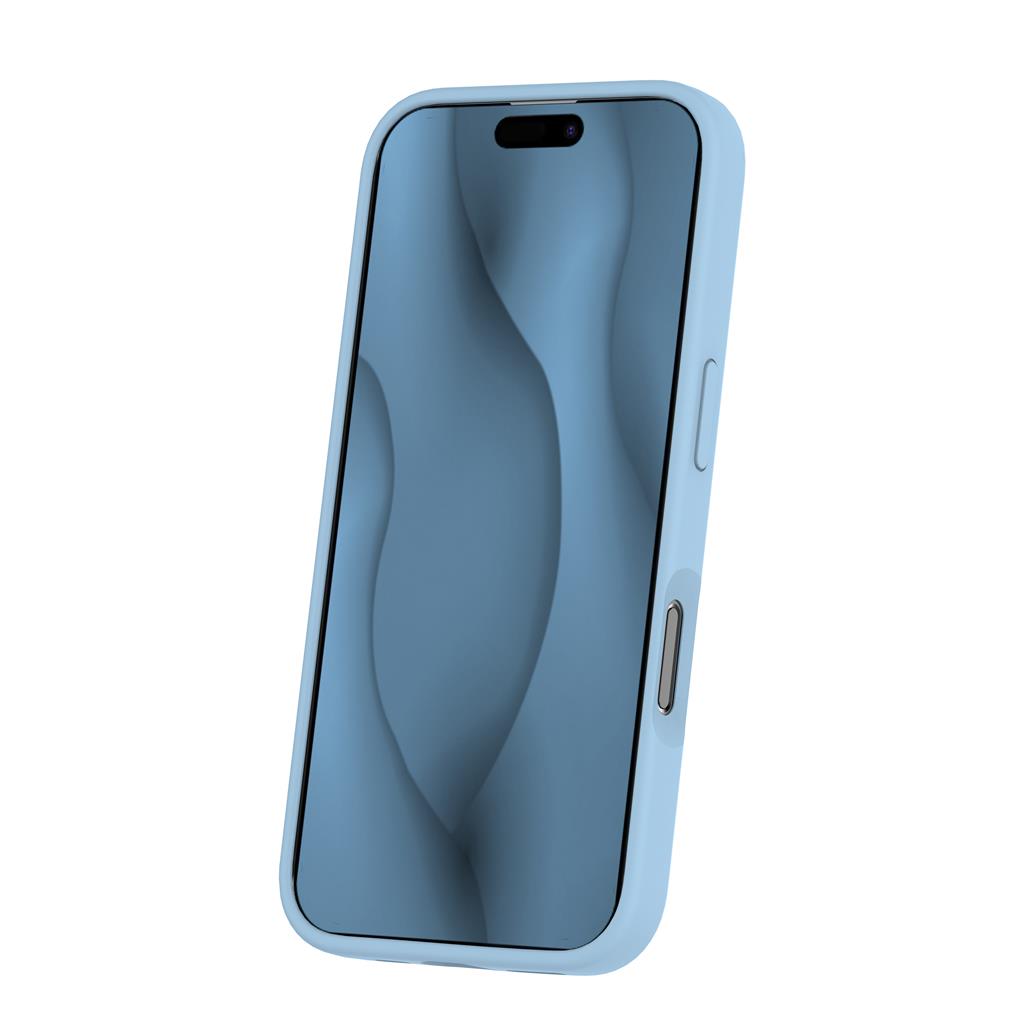 Apple iPhone 16 Silicone Thin magsafe hátlap tok (Kék)