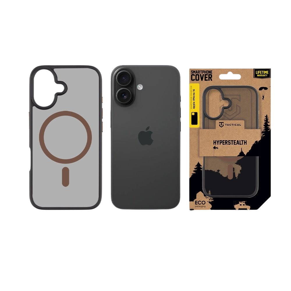 Apple iPhone 16 Tactical MagForce Hyperstealth 2.0 hátlap tok (Fekete)