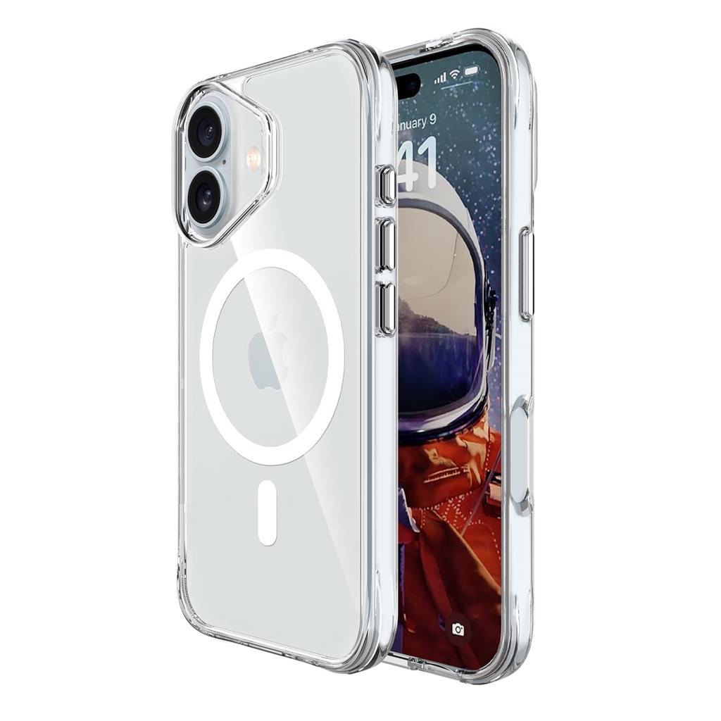 Apple iPhone 16 TOKO Pure MagSafe hátlap tok (Átlátszó)