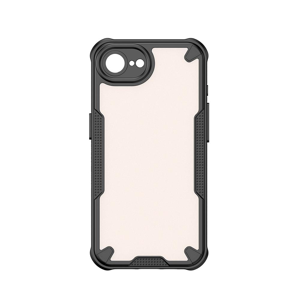 Apple iPhone 16e Defender Matt hátlap tok (Fekete)