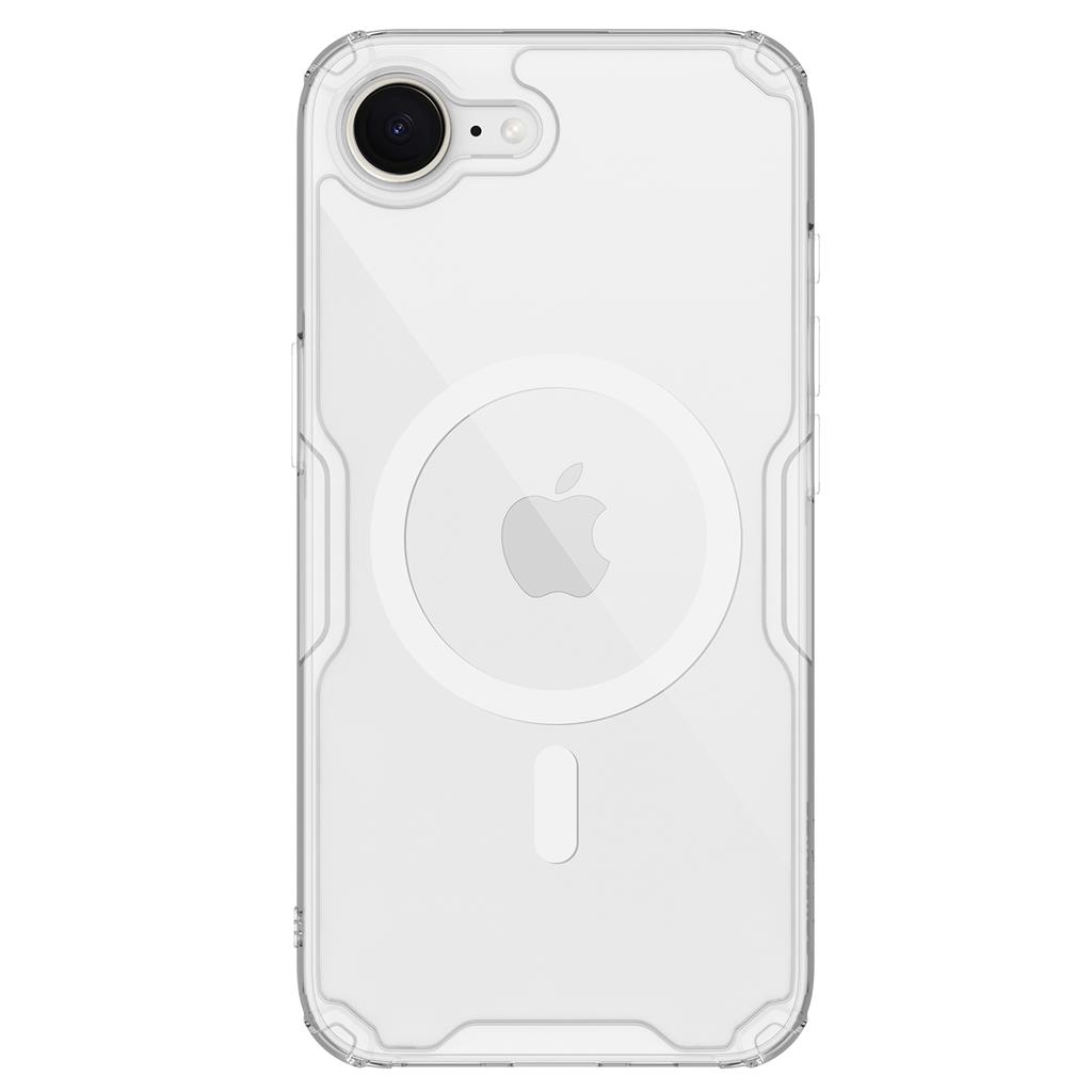 Apple iPhone 16e Nillkin Camshield S magsafe hátlap tok (Fehér)