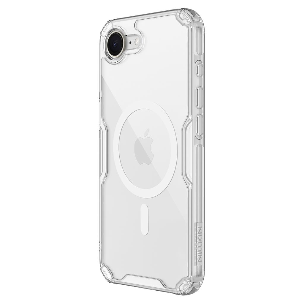 Apple iPhone 16e Nillkin Camshield S magsafe hátlap tok (Fehér)