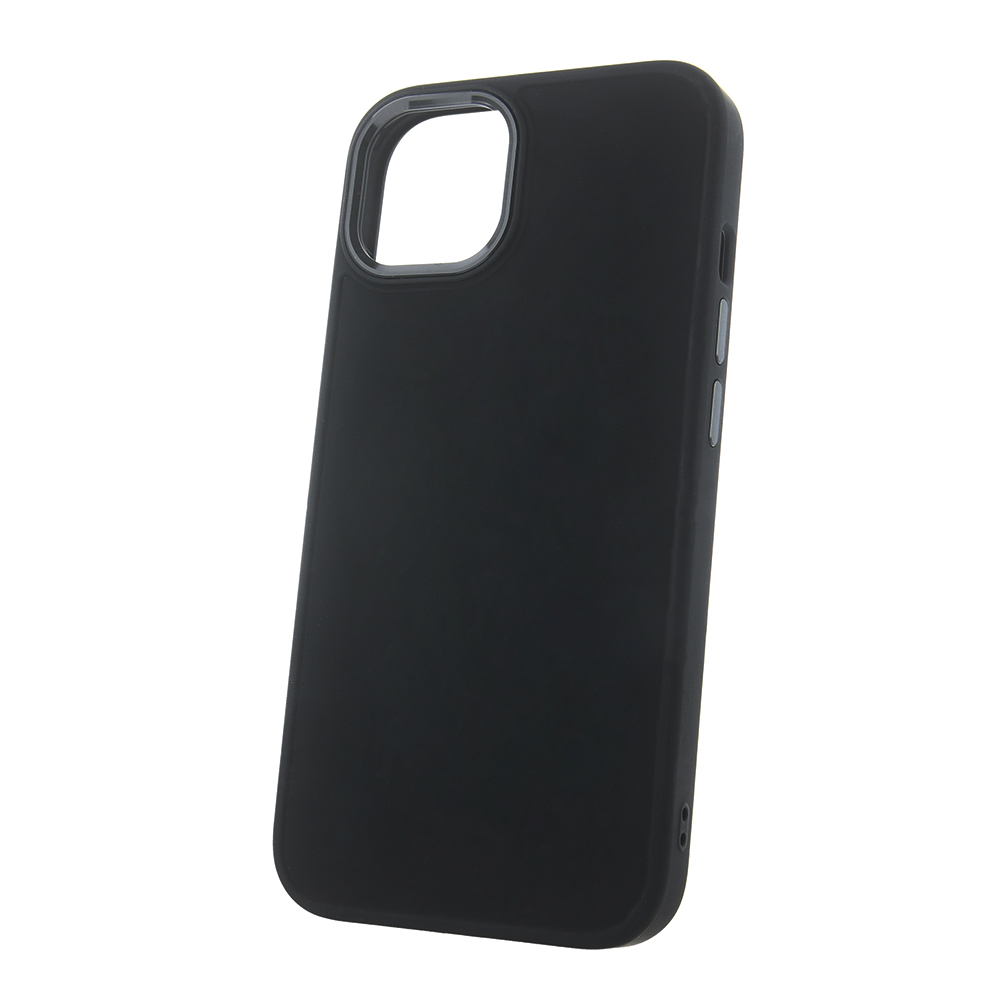 Apple iPhone 16e Satin hátlap tok (Fekete)
