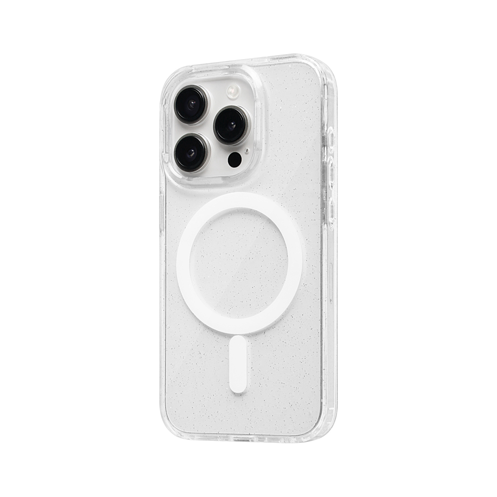 Apple iPhone 16e Shine MagSafe hátlap tok (Átlátszó)