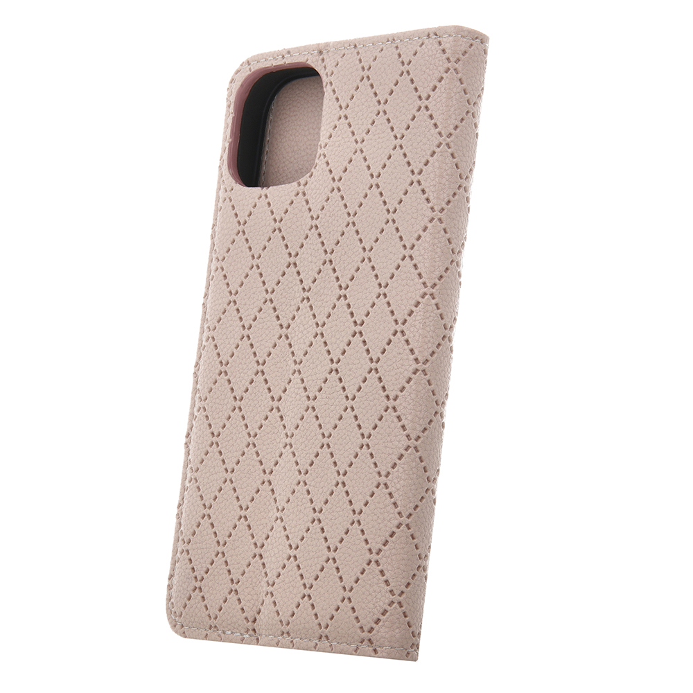 Apple iPhone 16e Smart Caro notesz tok (Bézs)
