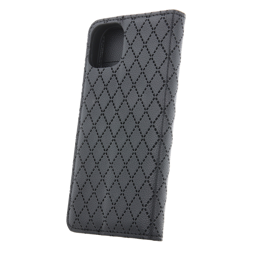 Apple iPhone 16e Smart Caro notesz tok (Fekete)