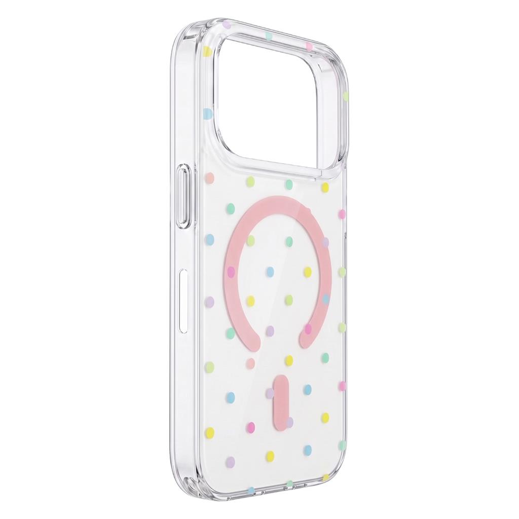 Apple iPhone 17 Bubble Dots MagSafe hátlap tok (Fehér)