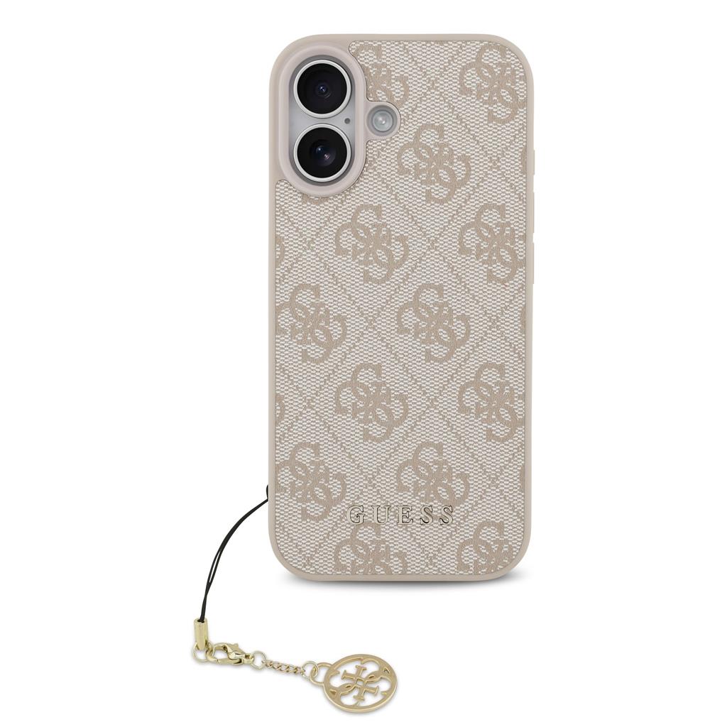 Apple iPhone 17 Guess 4G Charm tok (Rózsaszín) - GUHMP17SGF4GCP