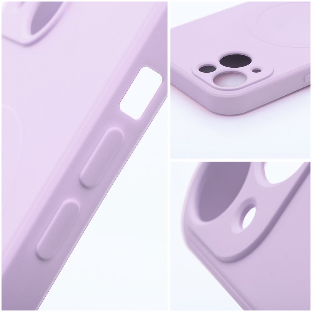 Apple iPhone 17 Pro Max Silicone mag cover magsafe hátlap tok (Rózsaszín)