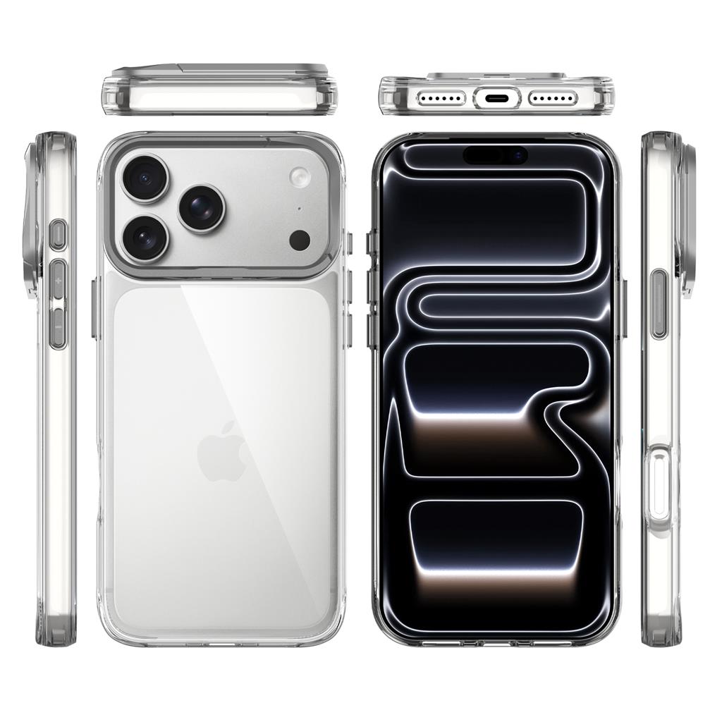 Apple iPhone 17 Pro Max TOKO Apex capsule magsafe hátlap tok (Ezüst)