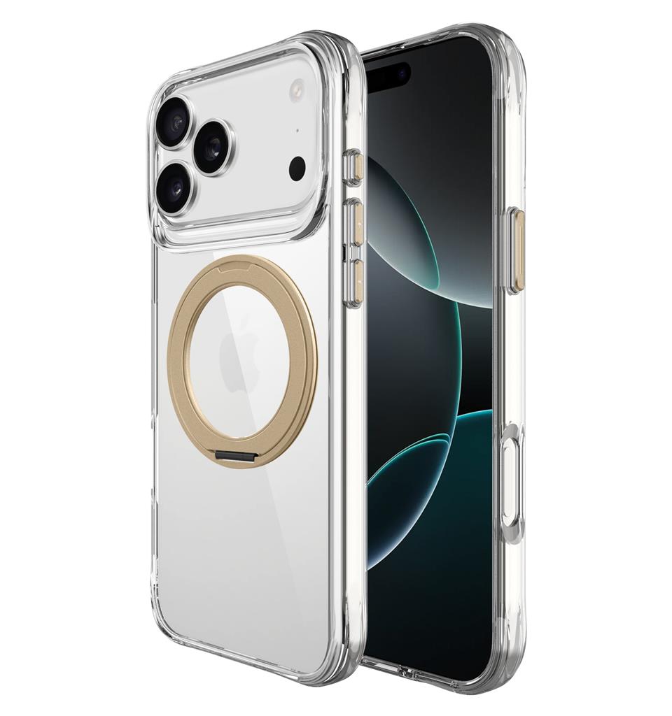 Apple iPhone 17 Pro Max TOKO Pure MagSafe 360 ring hátlap tok (Arany)
