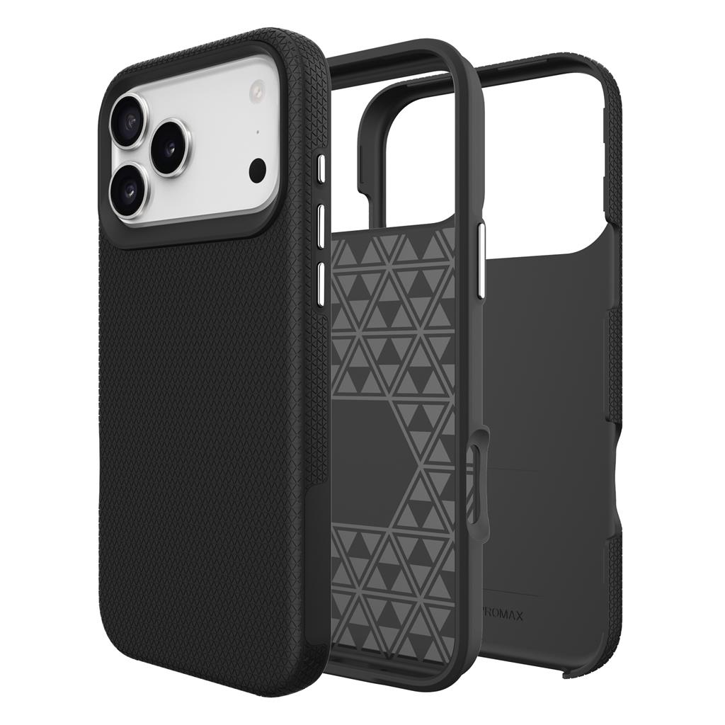 Apple iPhone 17 Pro Max Toko Triangle MagSafe hátlap tok (Fekete)