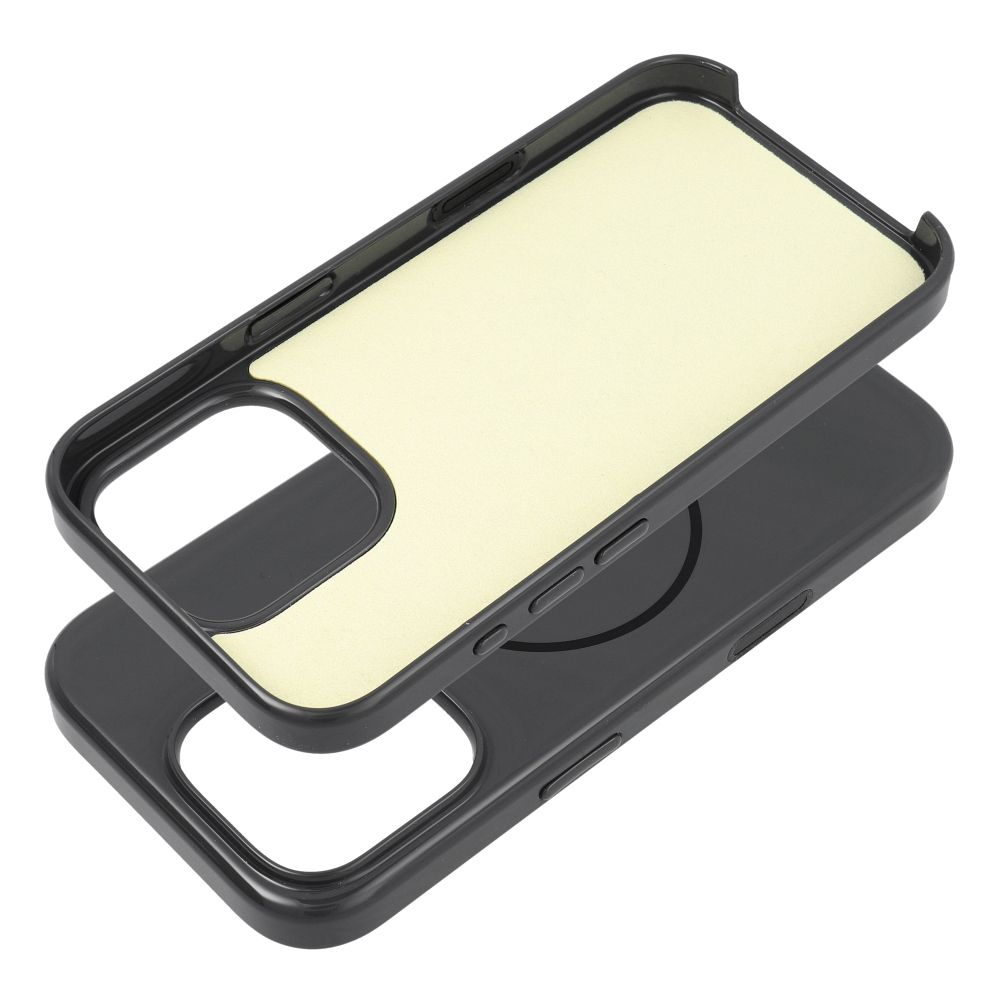 Apple iPhone 17 Pro Premium Glossy MagSafe hátlap tok (Fekete)