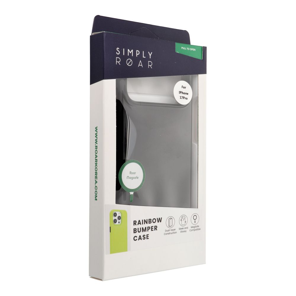 Apple iPhone 17 Pro Roar Rainbow bumper hátlap tok (Lila)