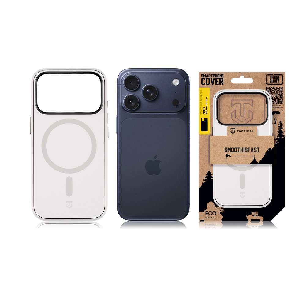 Apple iPhone 17 Pro Tactical MagForce Smooth Is Fast tok (Fehér)