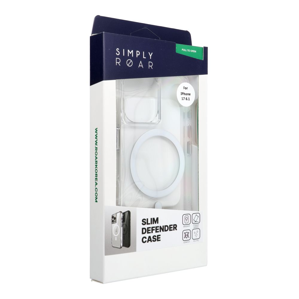 Apple iPhone 17 ROAR Slim Defender hátlap tok (Átlátszó)