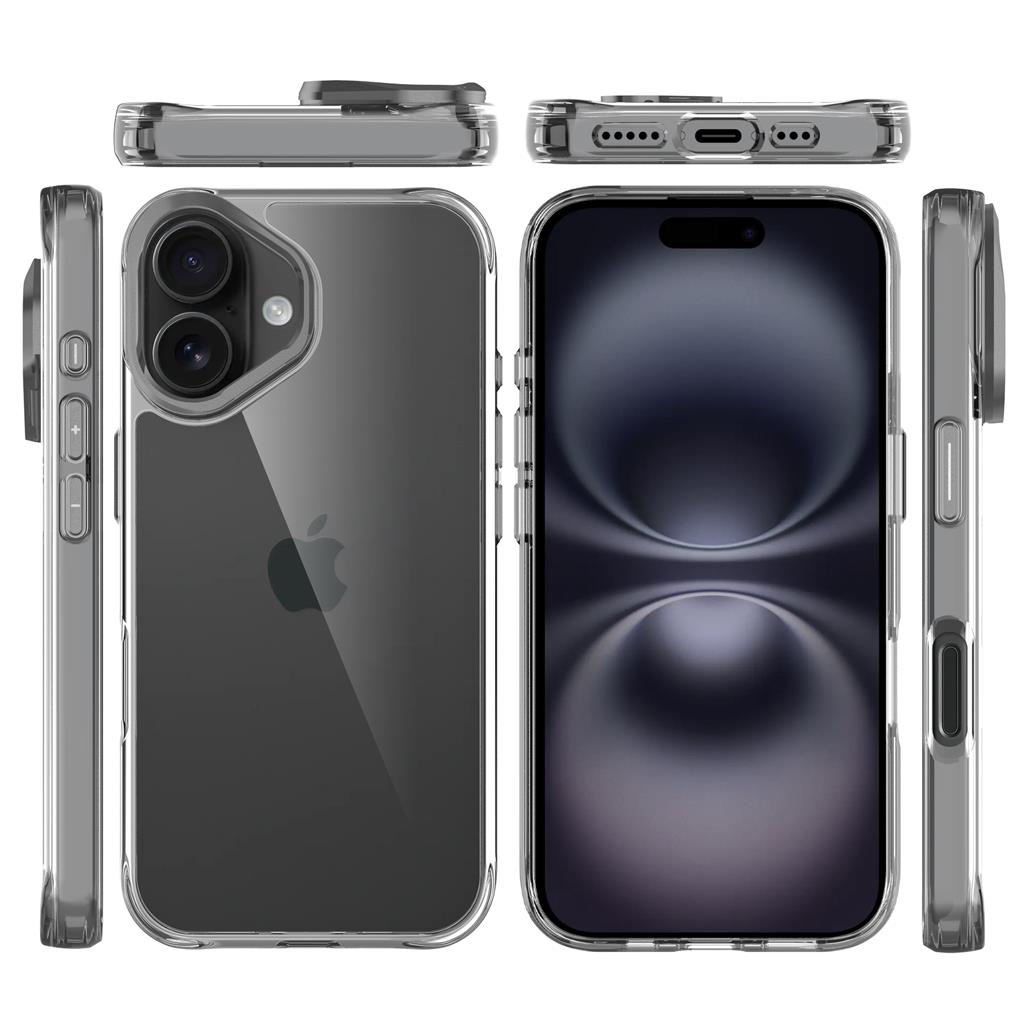 Apple iPhone 17 TOKO Apex capsule magsafe hátlap tok (Ezüst)