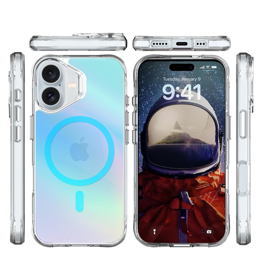 Apple iPhone 17 TOKO Triangle magsafe hátlap tok (Kék)