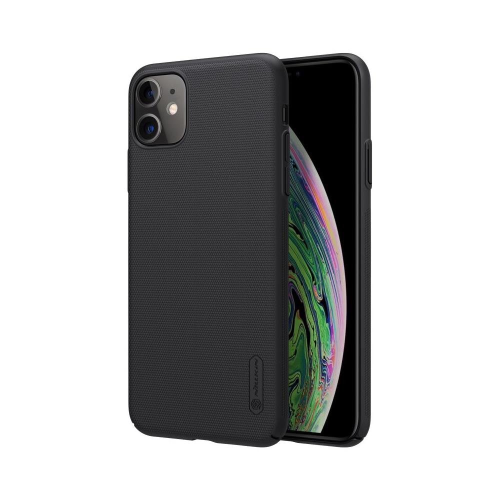 Apple iPhone 7 / iPhone 8 / iPhone SE 2020 / iPhone SE 2022 Nillkin Super frosted strapabíró hátlap tok (Fekete)