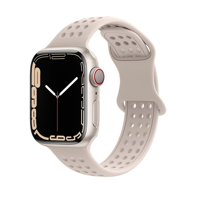 Apple Watch 42mm / Watch 44mm / Watch 45mm / Watch 49mm HOCO WA08 okosóra szíj ezüst