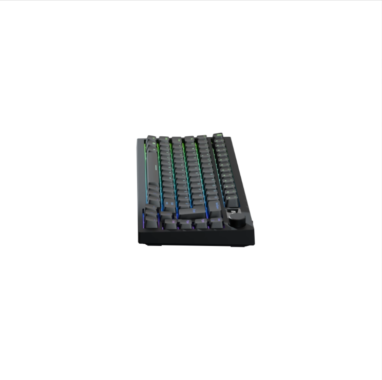 AVAX GM02 PRO 75% Gasket RGB Tri-mode mechanikus billentyűzet (Fekete) - Gateron red kapcsoló