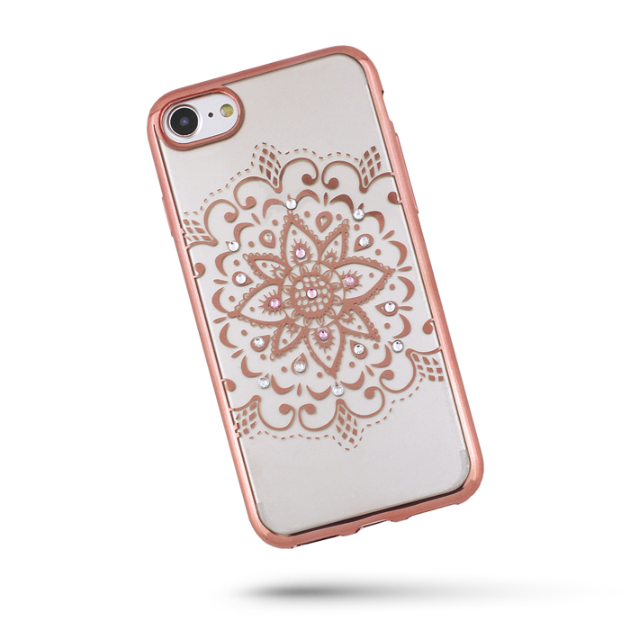 Beeyo Mandala case Apple iPhone 7/ iPhone 8 Plus, Rozéarany