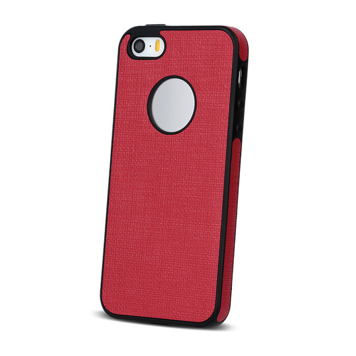 Cloth TPU case Huawei P9 Lite, Piros