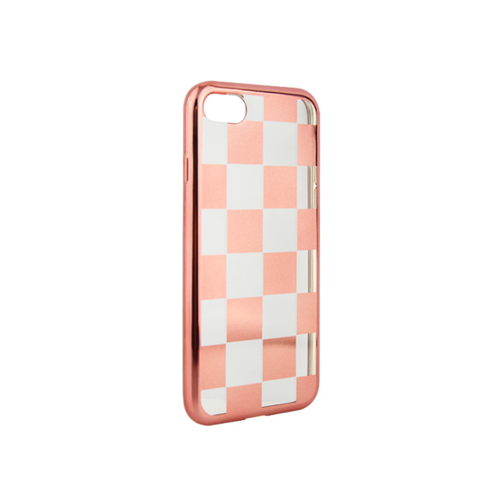 Electroplate chess case Apple iPhone 7/ iPhone 8 Plus, Rozéarany
