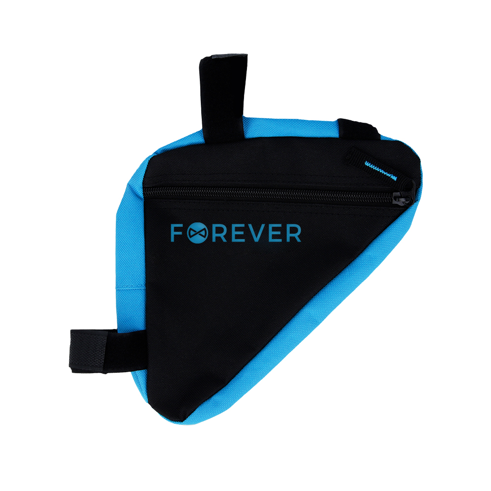 Forever Outdoor FB-100 kerékpár váztáska (Fekete-Kék) front