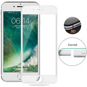Tempered Glass 5D Apple iPhone 6 / 7 / 8 Plus White