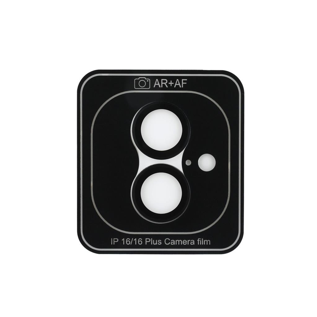 Apple iPhone 16 / 16 Plus Guess Fém lencsevédő (Fekete) - GUCL162SAGK