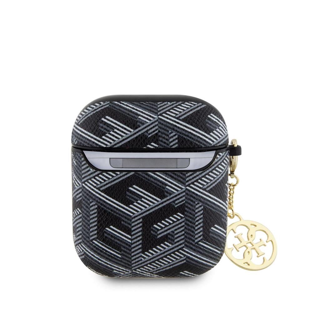 Guess PU G Cube Charm tok AirPods 1/2 (Fekete) - GUA2PGCE4CK