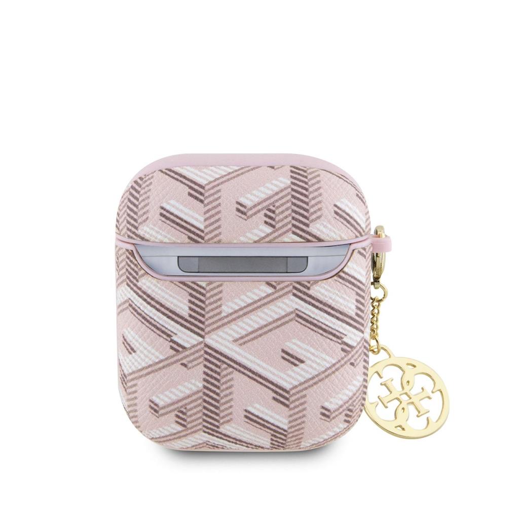 Guess PU G Cube Charm tok AirPods 1/2 (Rózsaszín) - GUA2PGCE4CP